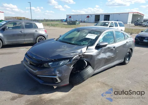 2019 Honda Civic Lx из США, поврежденный, VIN 2HGFC2F67KH502545